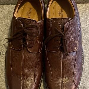 Dockers Men's Rich Brown Leather Oxfords